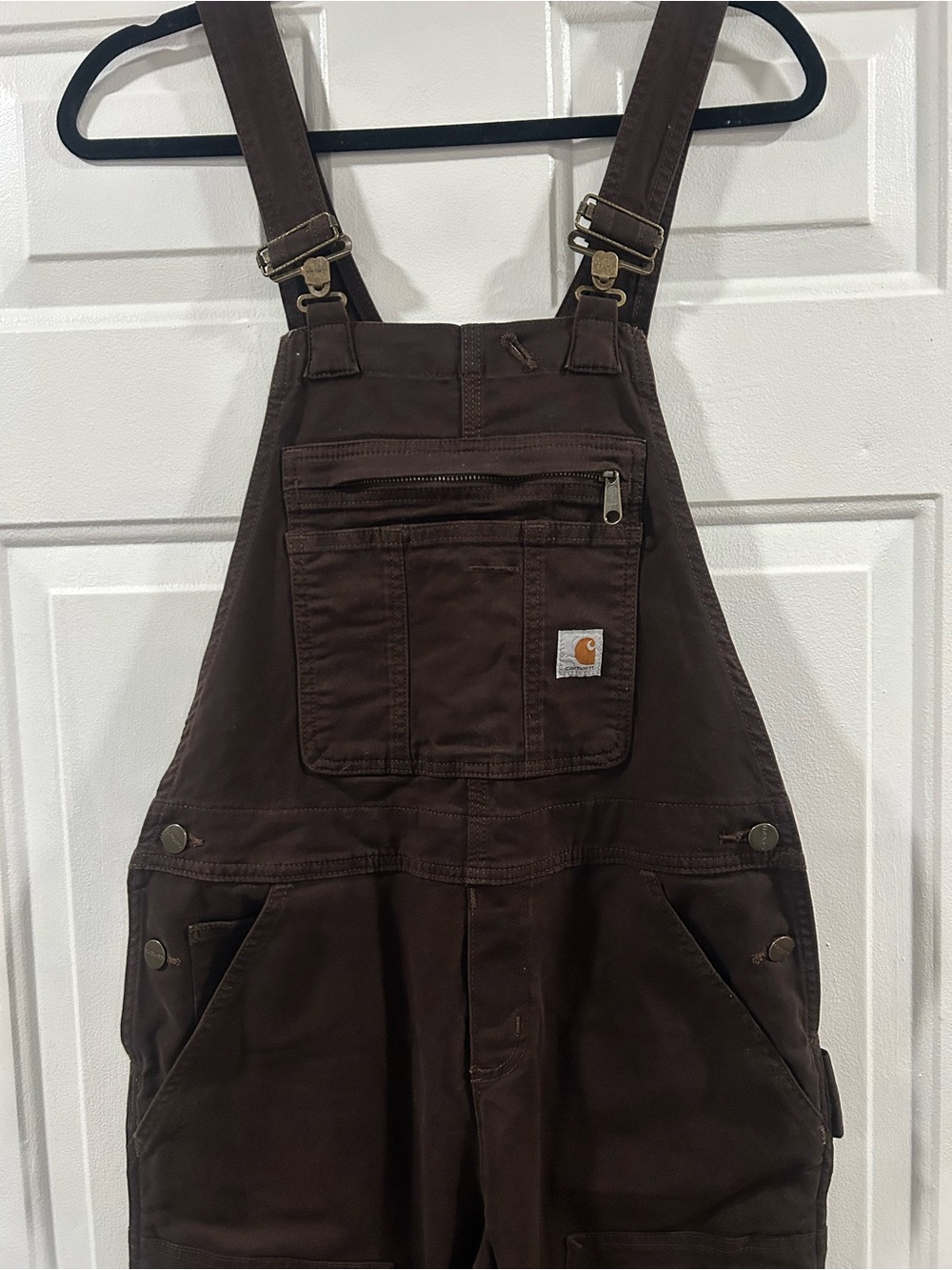 Carhartt Dark Brown loose fit Overalls - Picture 2 of 12